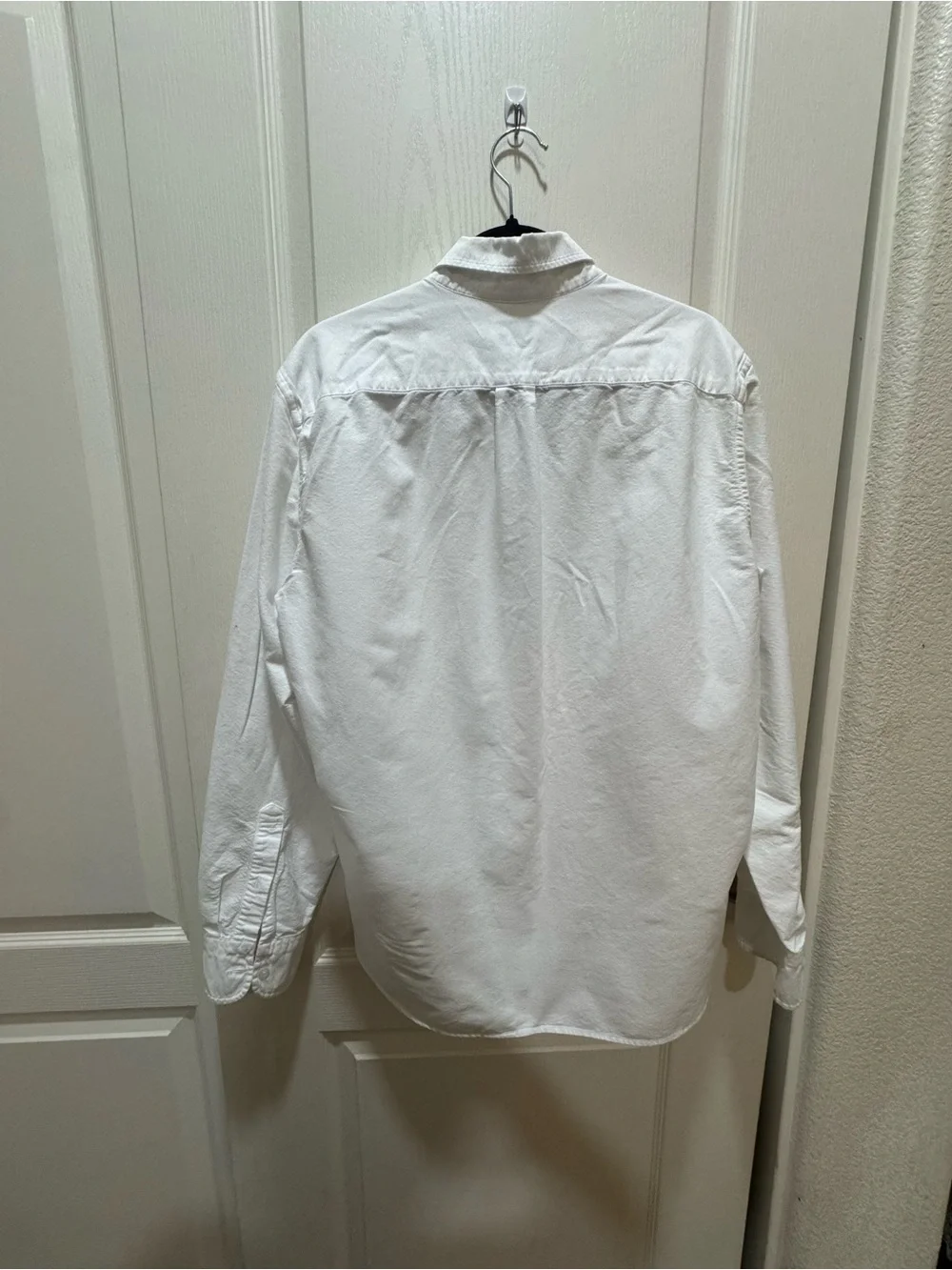 J.Crew Flex White 100% Cotton Button Down Oxford Shirt Men’s Large